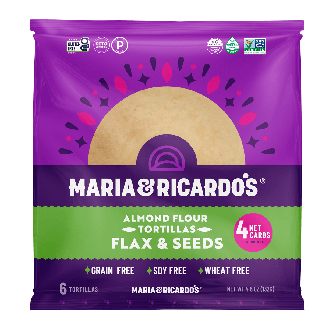 Maria & Ricardo's Almond Flour Flax & Seeds Tortillas
